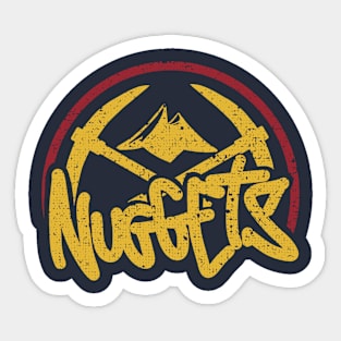 Denver nuggets urban style Sticker